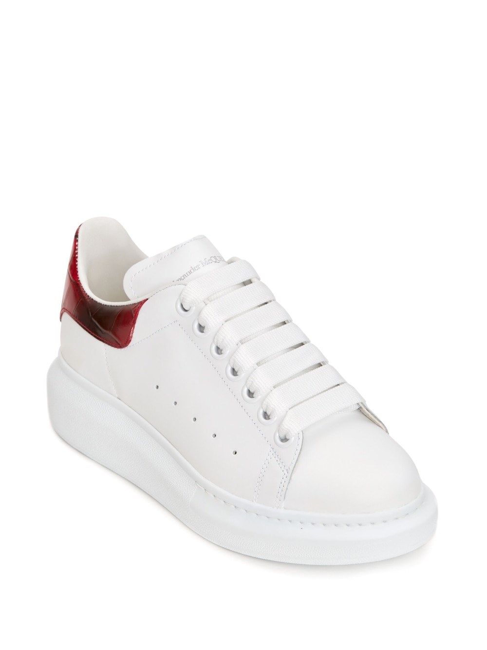 ALEXANDER MCQUEEN LEATHER SNEAKERS | Dante5.com 718233WIDJA9716