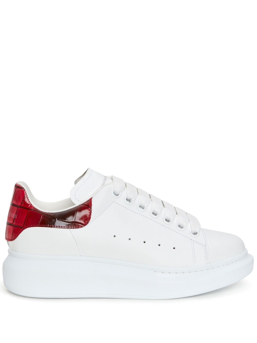 Alexander Mcqueen Leather Sneakers In ホワイト