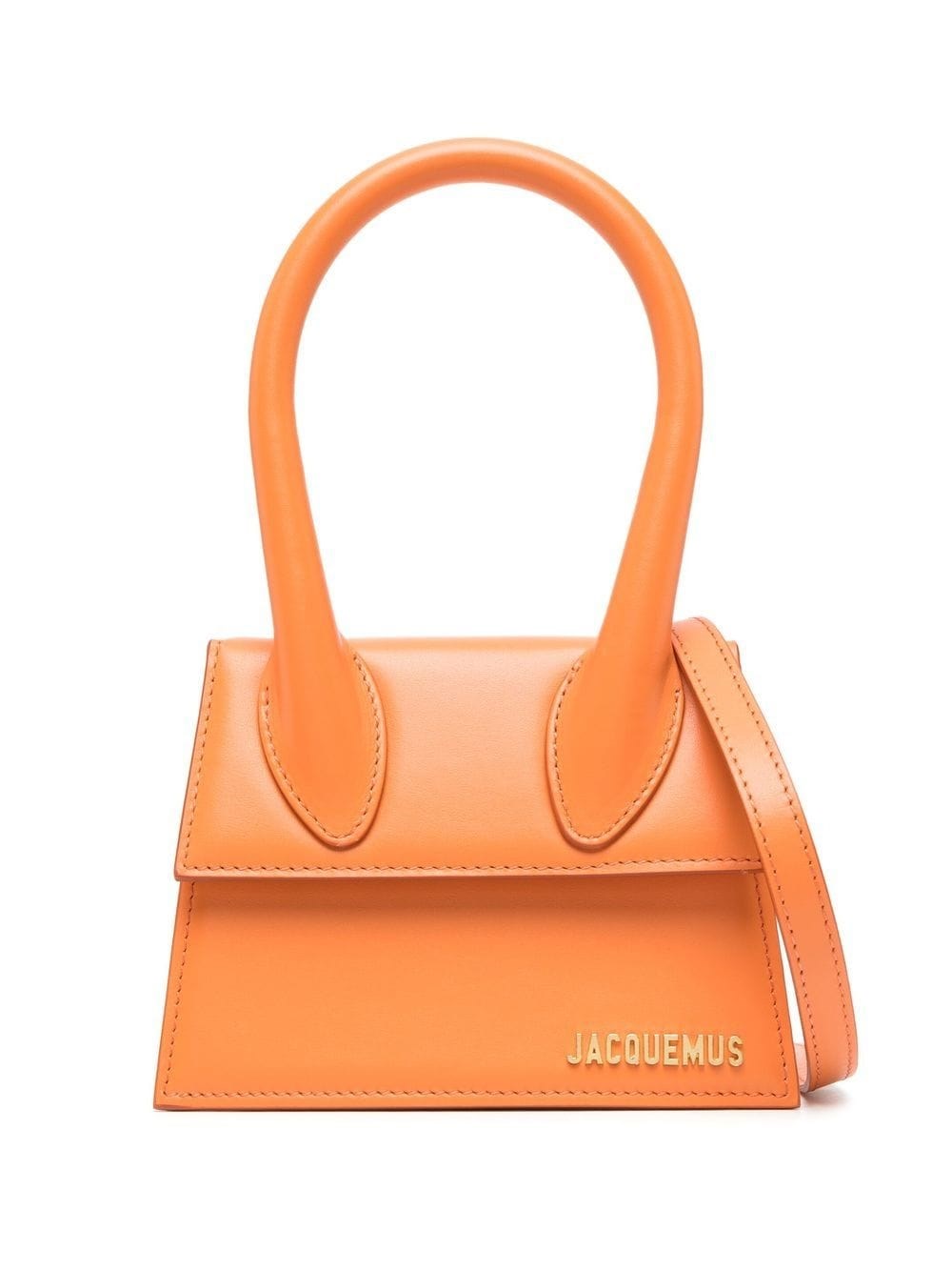 Shop Jacquemus "le Chiquito Moyen" Bag In Orange