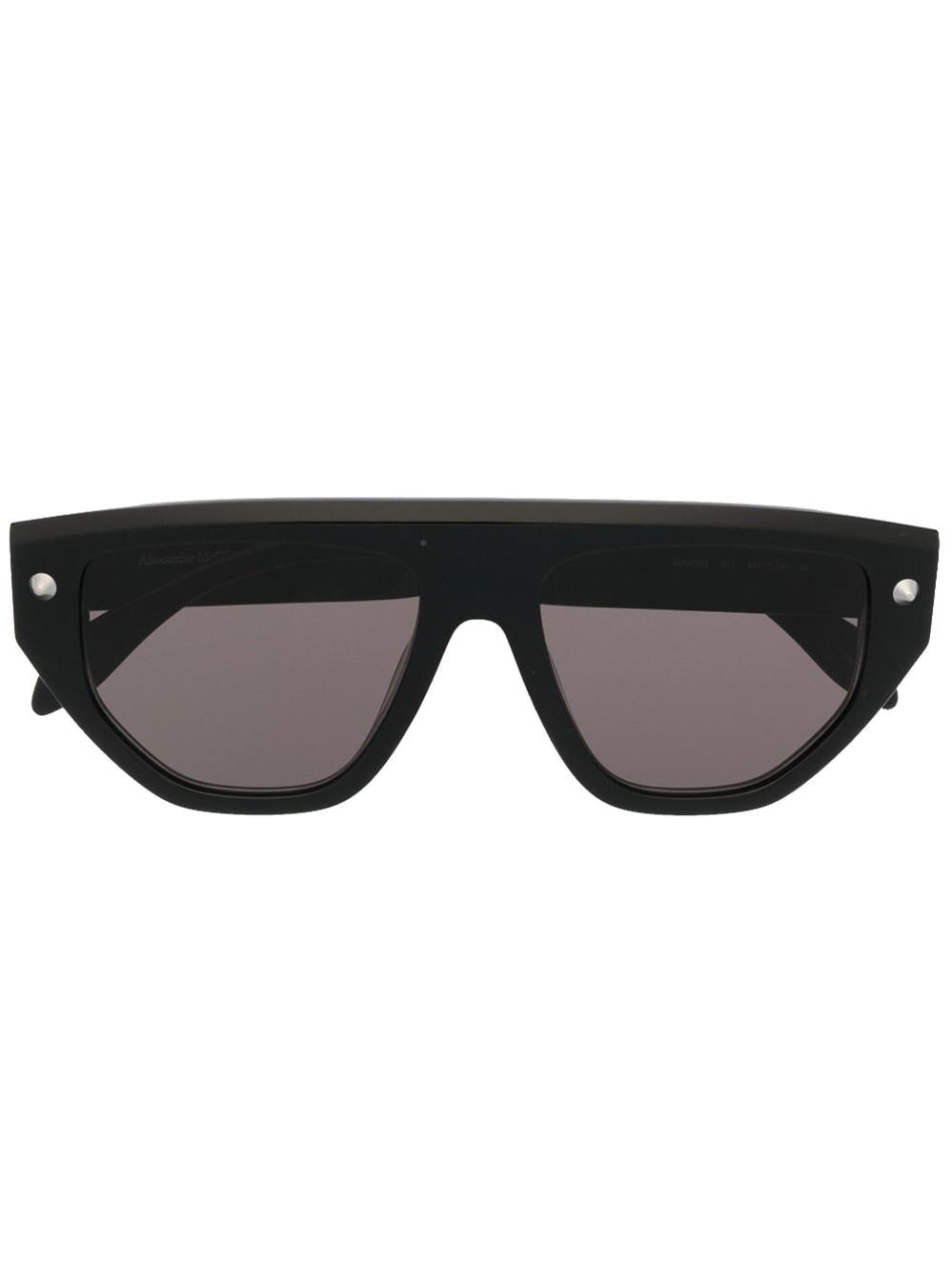 Shop Alexander Mcqueen Sunglasses In Black  