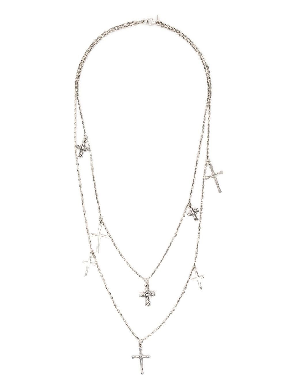 EMANUELE BICOCCHI DOUBLE CHAIN NECKLACE