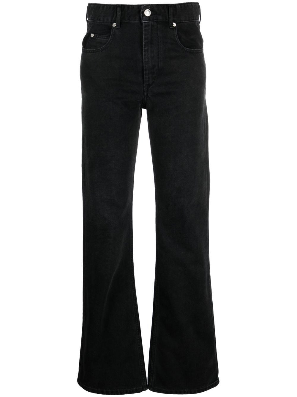 Shop Isabel Marant Étoile Flared Jeans In Black  