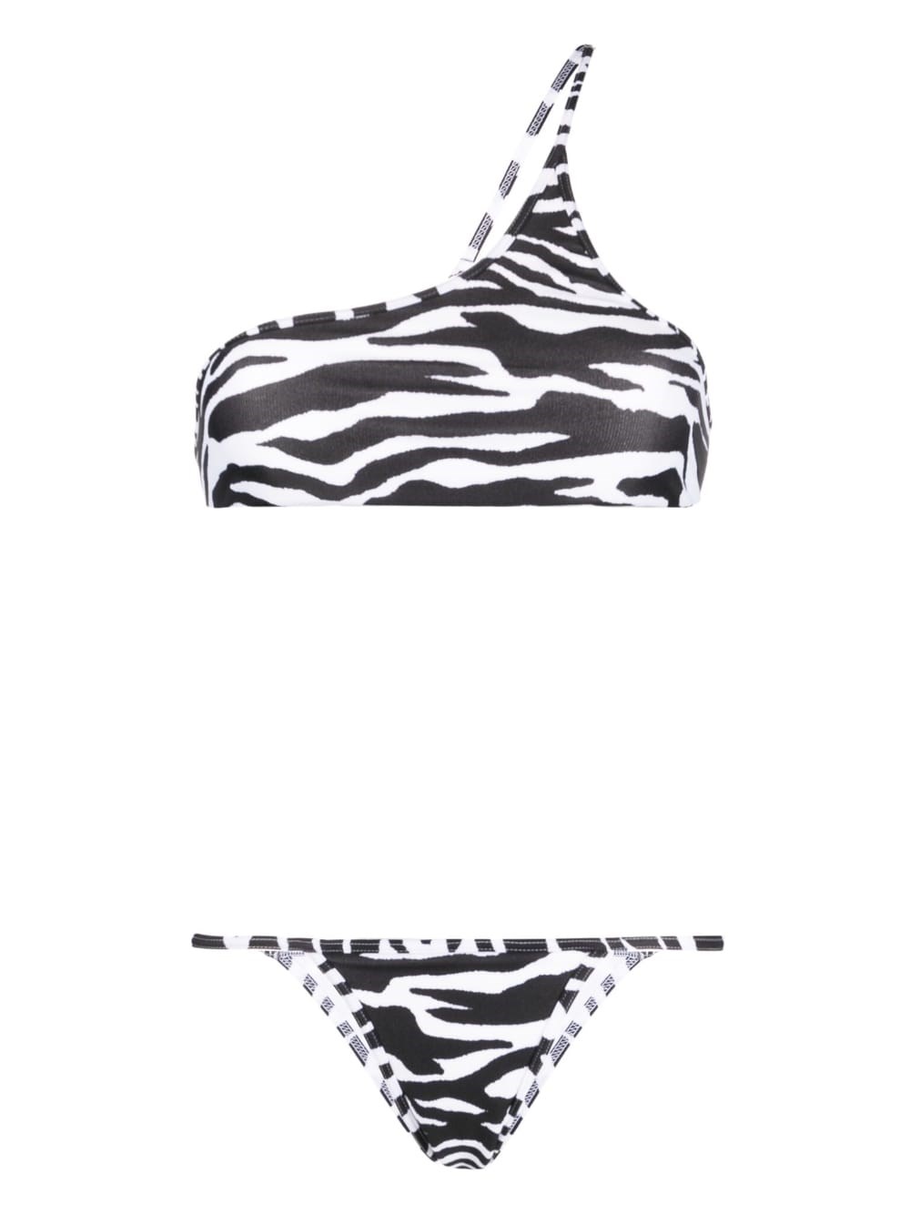 Shop Attico Lycra Bikini In Multi