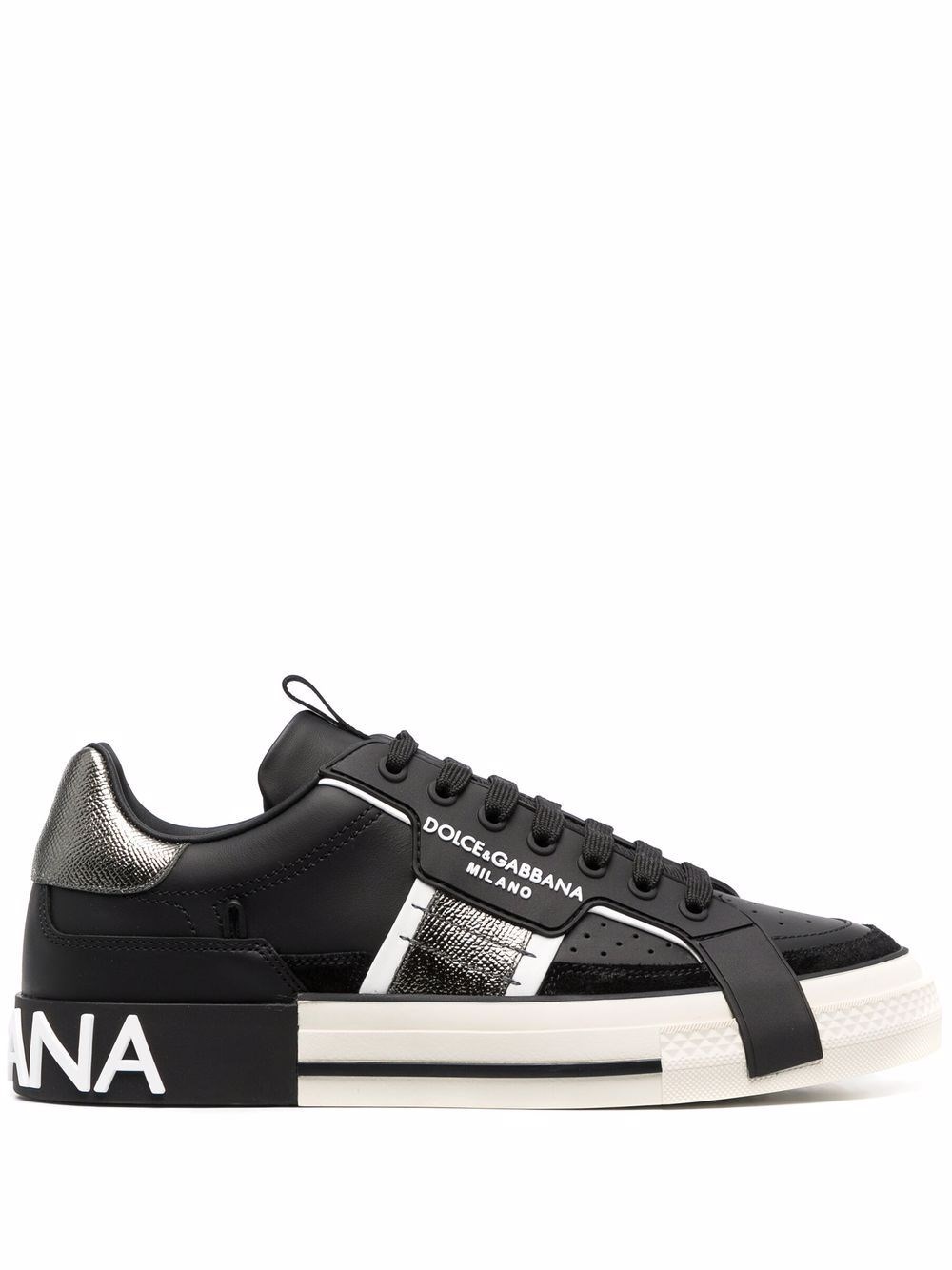 Shop Dolce & Gabbana 'custom 2.0' Sneakers In Black  
