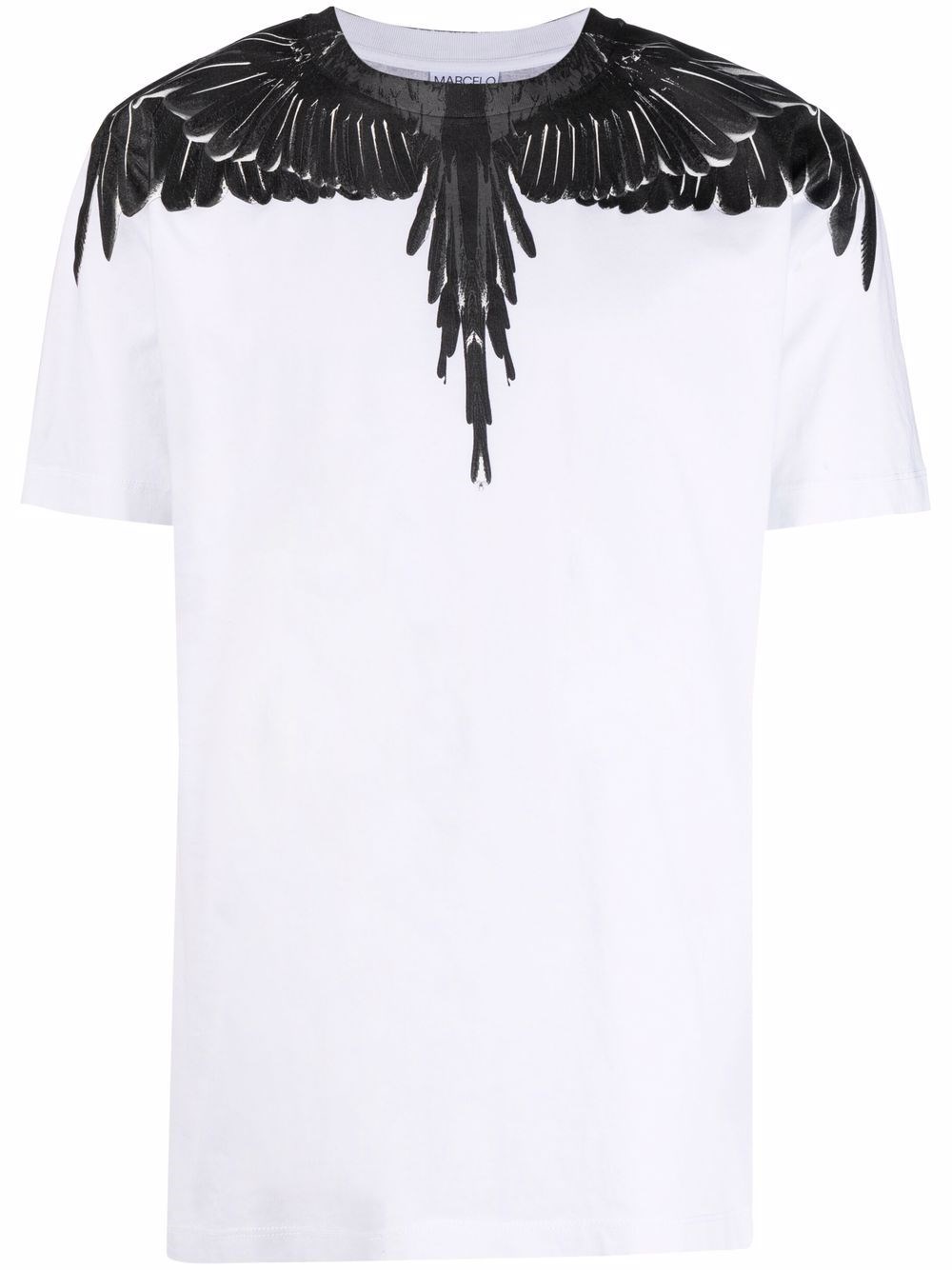 Shop Marcelo Burlon County Of Milan Printed T-shirt In White