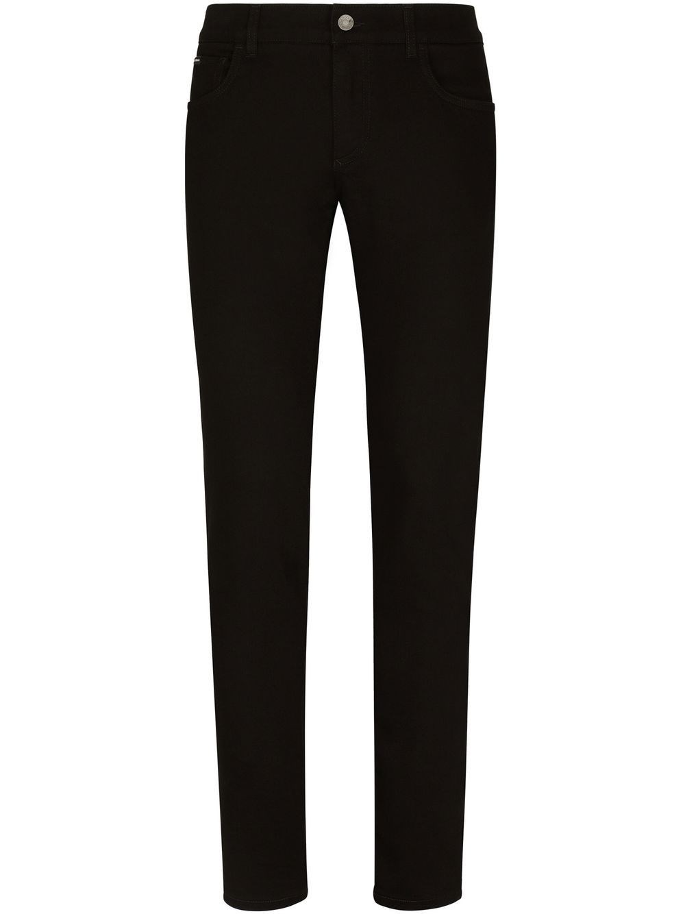 Shop Dolce & Gabbana Slim Jeans In Black  