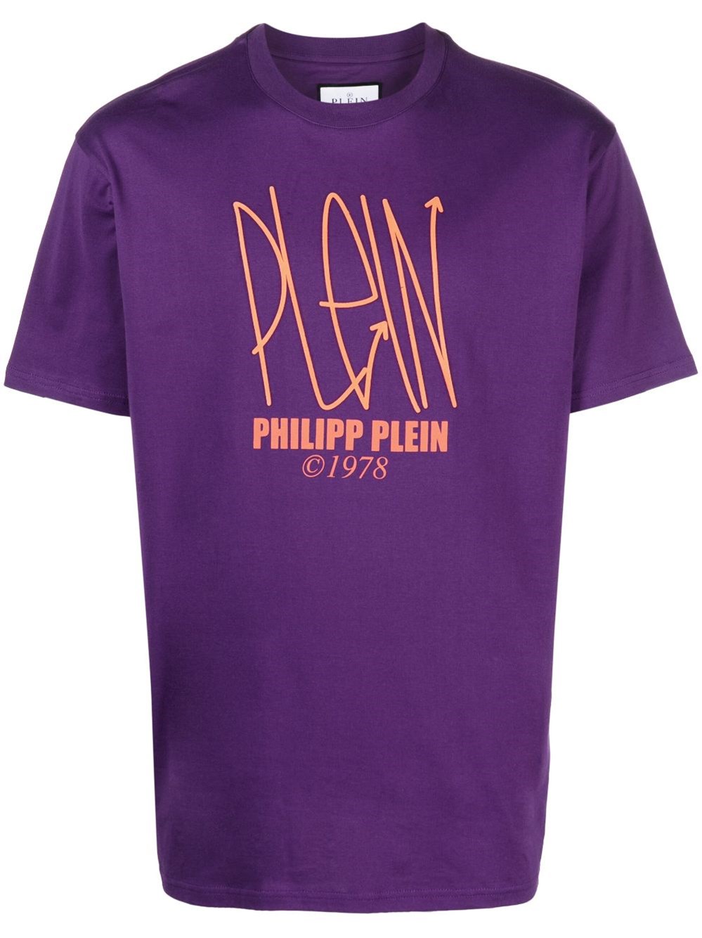 Philipp Plein T-shirt Logo In Purple