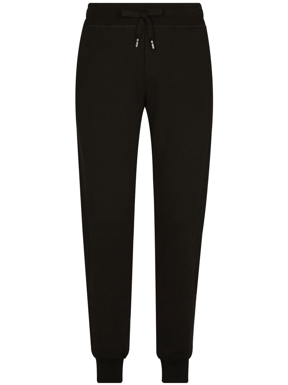 Dolce & Gabbana Dg Essential Technical Jersey Track Trousers In Black
