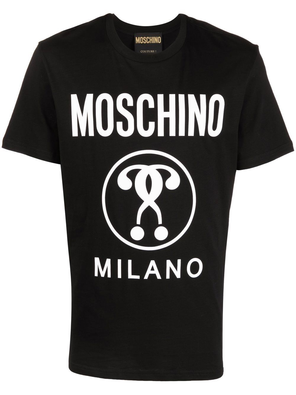 Moschino Logo T-shirt In Black  