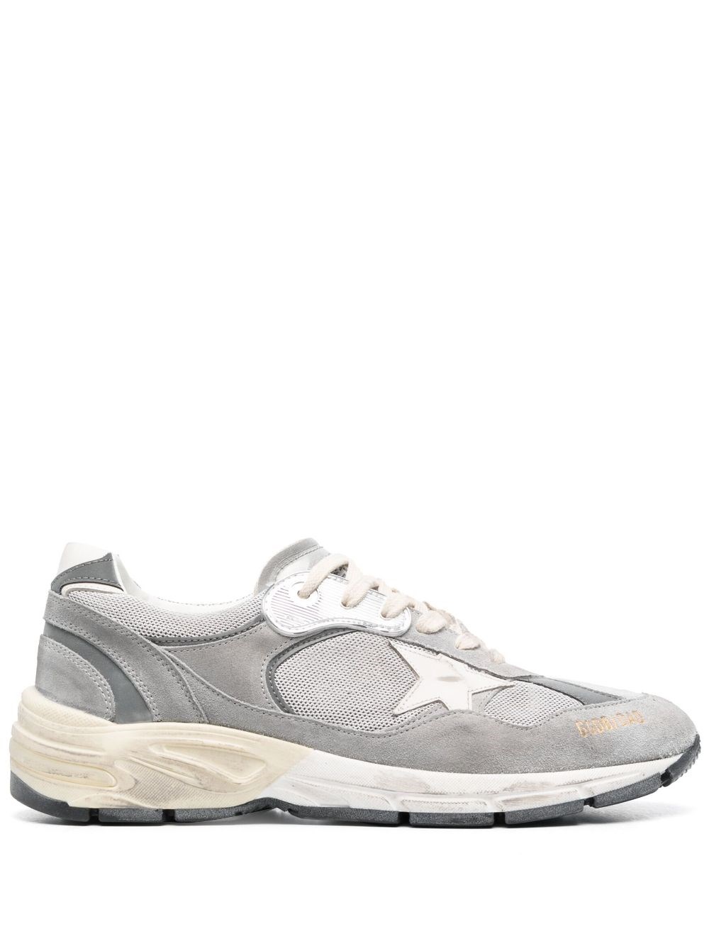 Golden Goose Dad-star Running Trainers In Gray