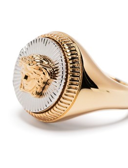 Guilloche medusa deals ring