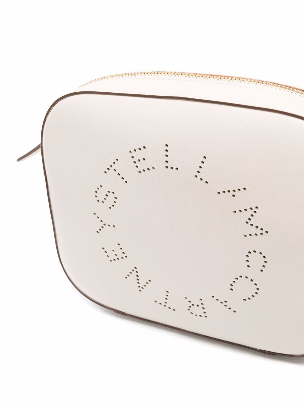 Stella Mccartney Logo Mini Stella Bag In White
