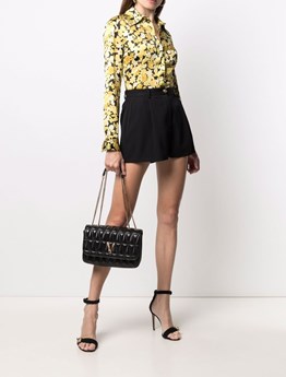Versace Virtus - Shoulder bag for Woman - Black - DBFH822D2NTRT-DNMOV
