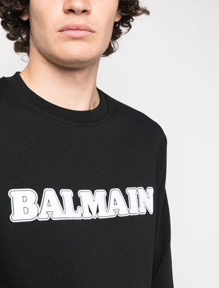 BALMAIN × emblem sweat shirt