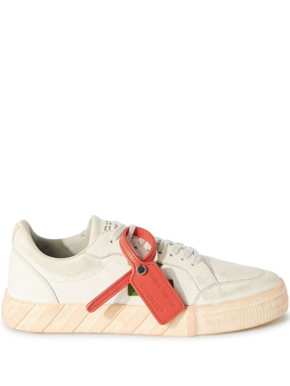Shop Off-white 'vulcanized' Sneakers In White