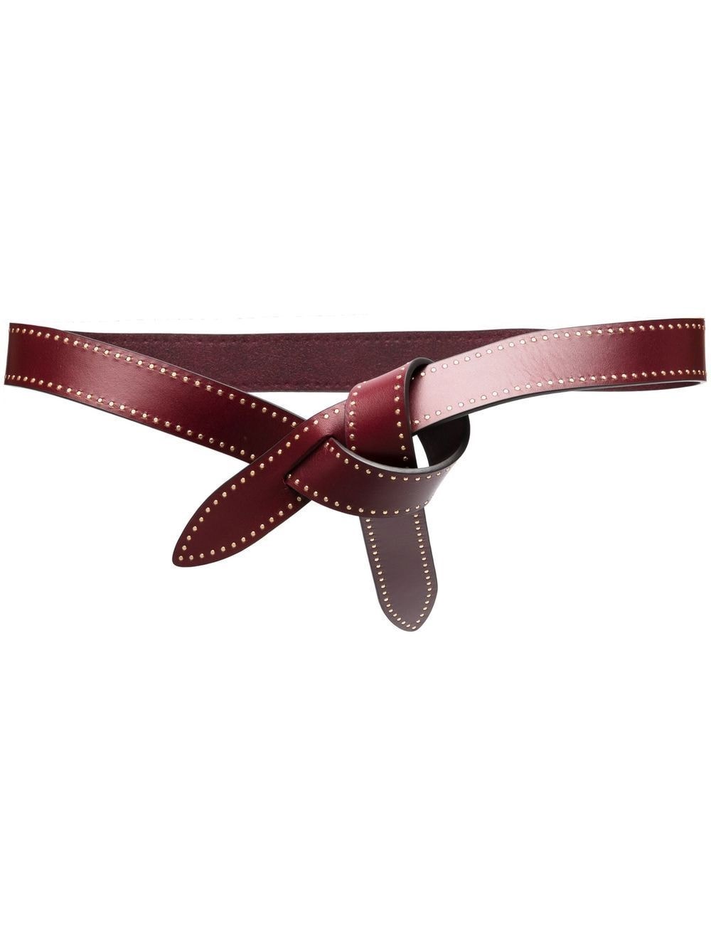 Isabel Marant Lecce Leather Belt In Brown