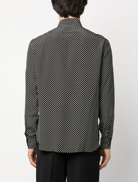SAINT LAURENT POLKA DOT SHIRT Dante5 646850Y1H531095