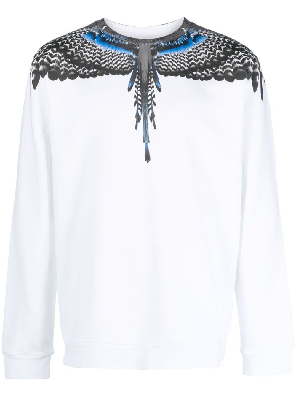 Shop Marcelo Burlon County Of Milan Printed Sweatshirt In White