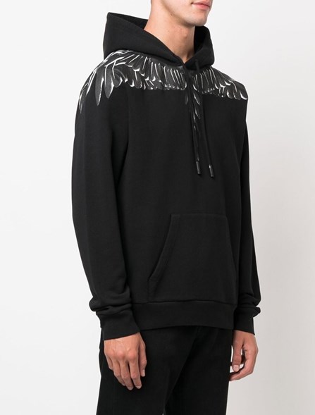 MARCELO BURLON COUNTY OF MILAN FELPA CON STAMPA Dante5 CMBB007C99FLE0011010