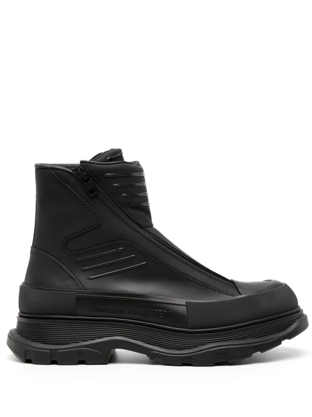 Alexander Mcqueen 'tread Slick' Boots In Black  