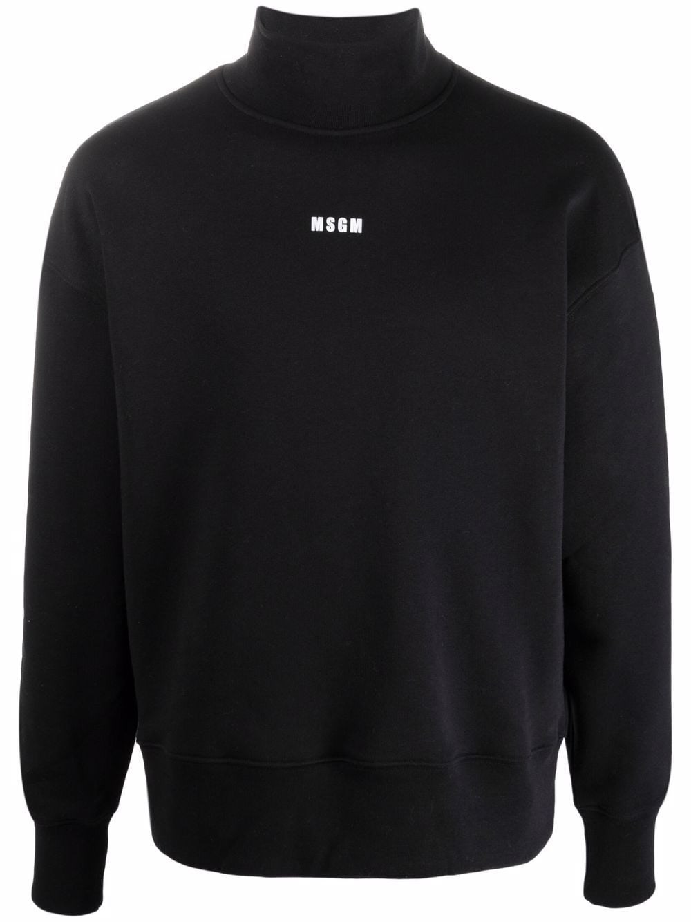 Shop Msgm Logo Sweatshirt In Black  