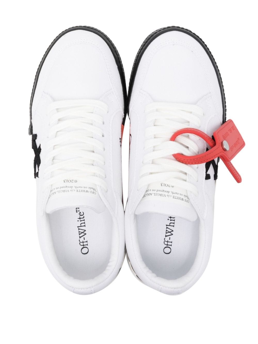 Off-white Trainers Low Vulcanized In Canvas In White