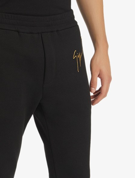 GIUSEPPE ZANOTTI  - LOGO TROUSERS