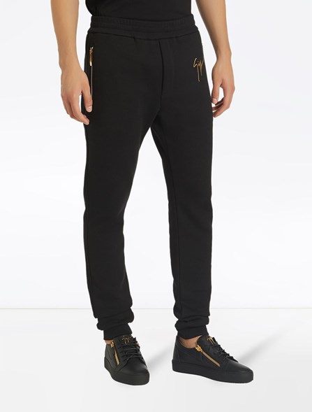 GIUSEPPE ZANOTTI  - LOGO TROUSERS