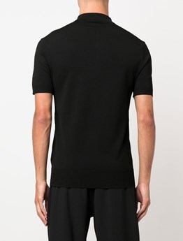 NEIL BARRETT RIBBED POLO SHIRT | Dante5.com PBMA973EC60001