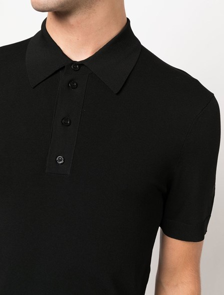 NEIL BARRETT RIBBED POLO SHIRT | Dante5.com PBMA973EC60001