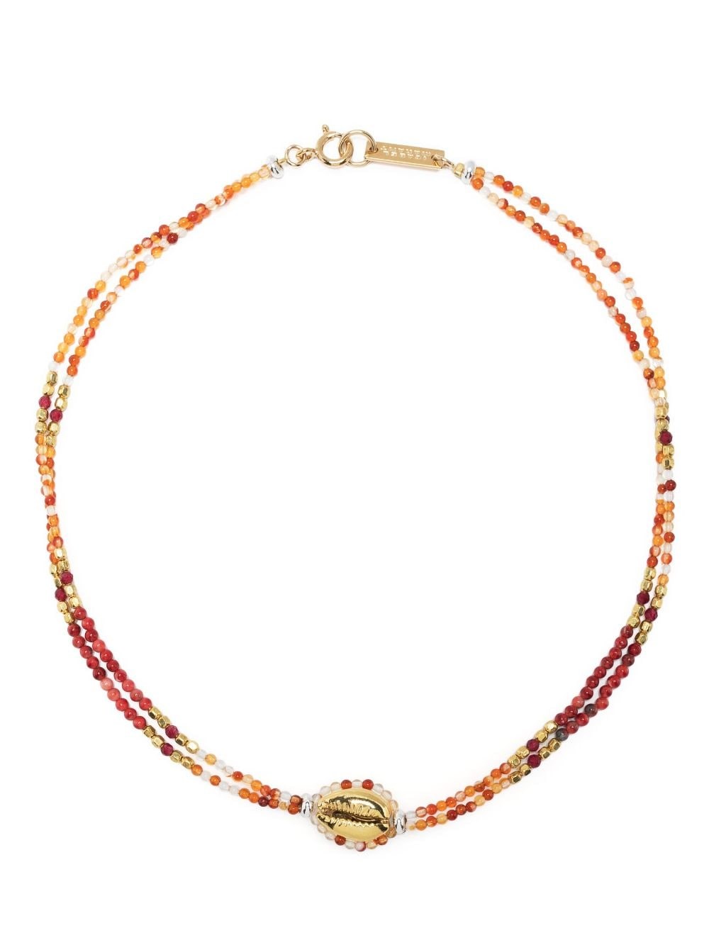 Isabel Marant Choker With Beads In Orange