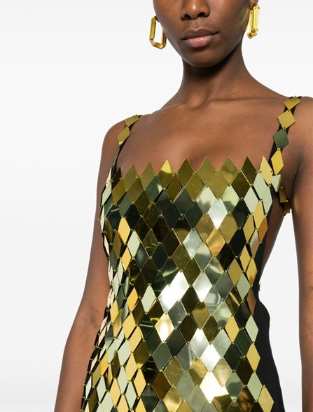 THE ATTICO Gold sequin dress Dante5 242WCA196H168022