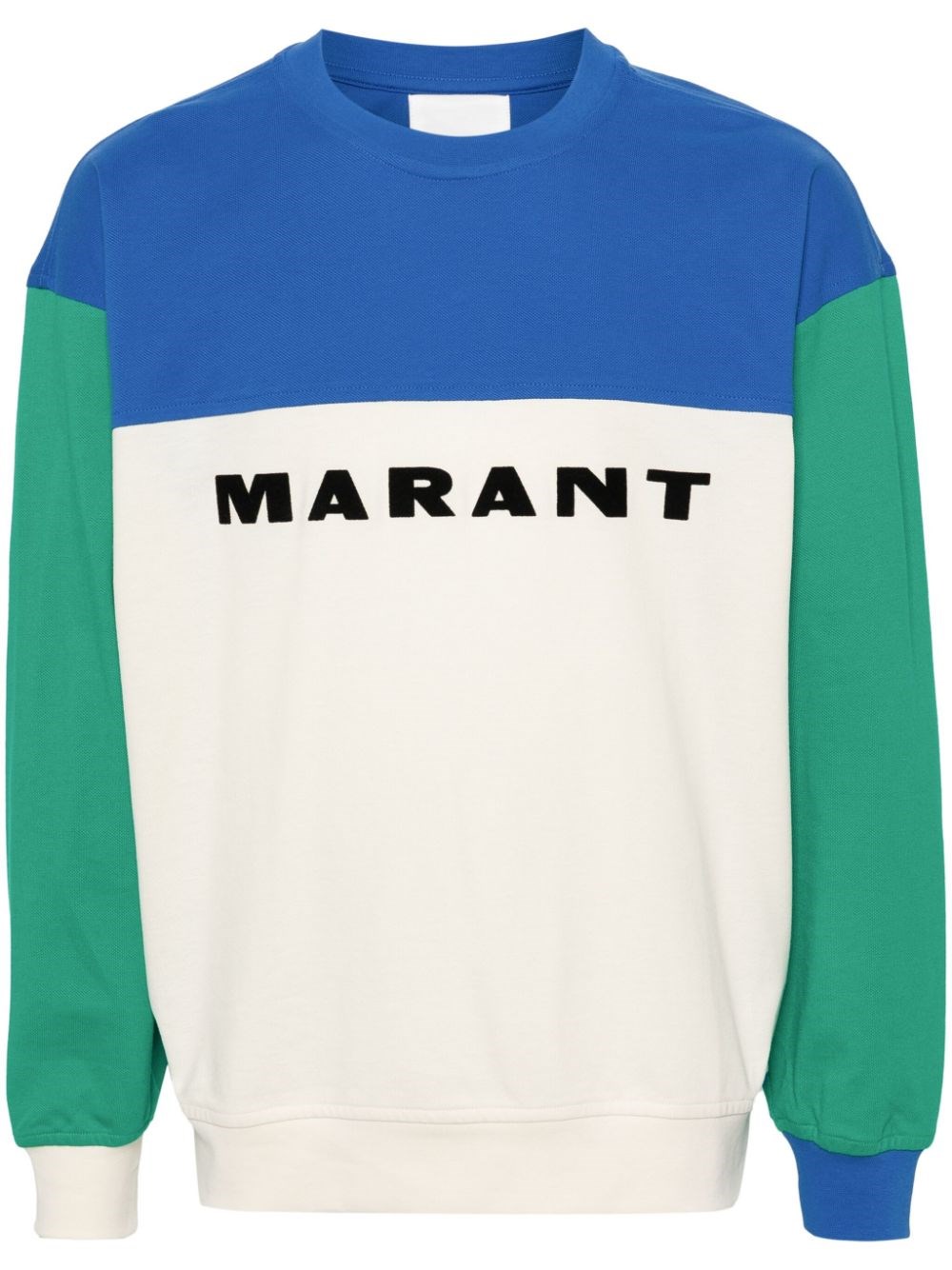 Shop Marant 'aftone' Sweatshirt In Green