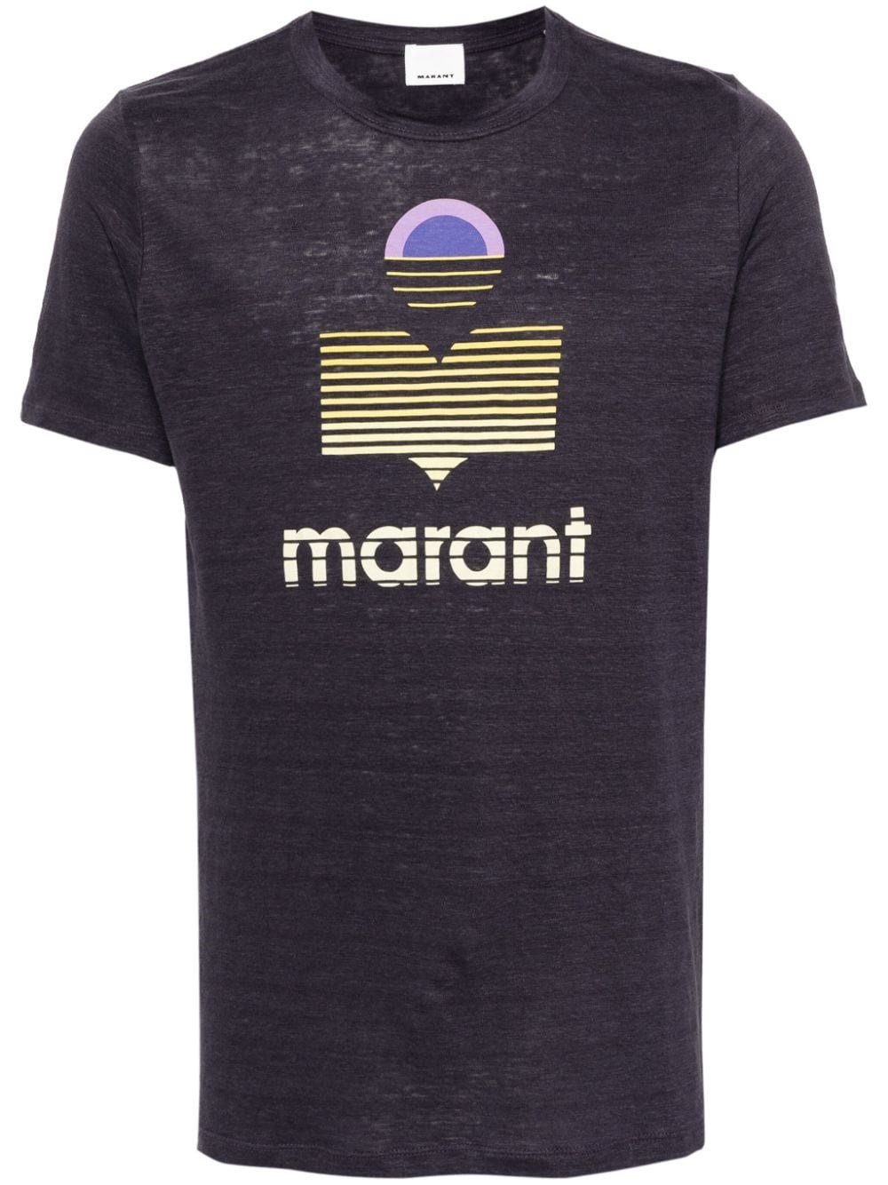 Shop Marant T-shirt Logo In ブラック