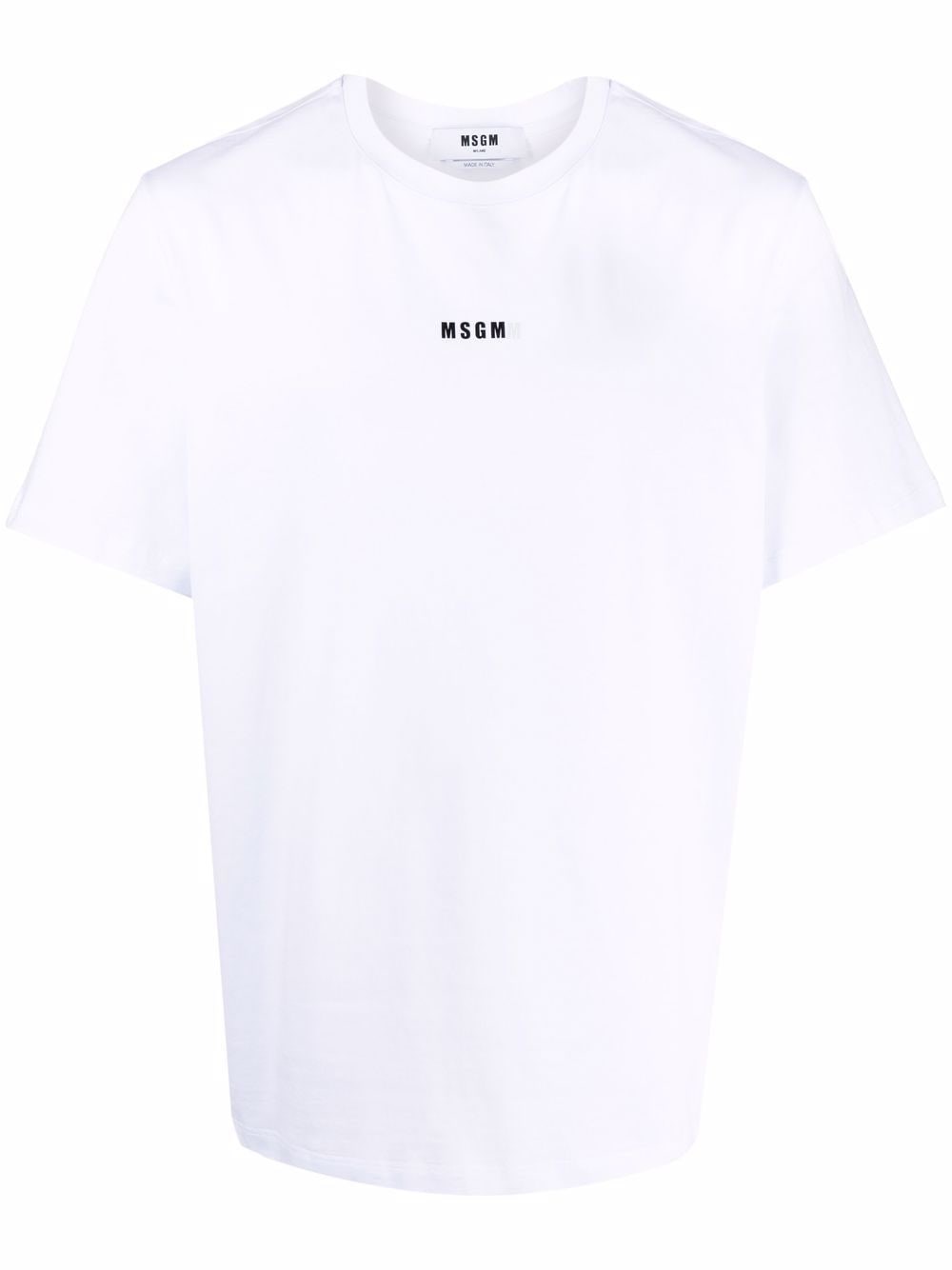Msgm T-shirt Logo In White