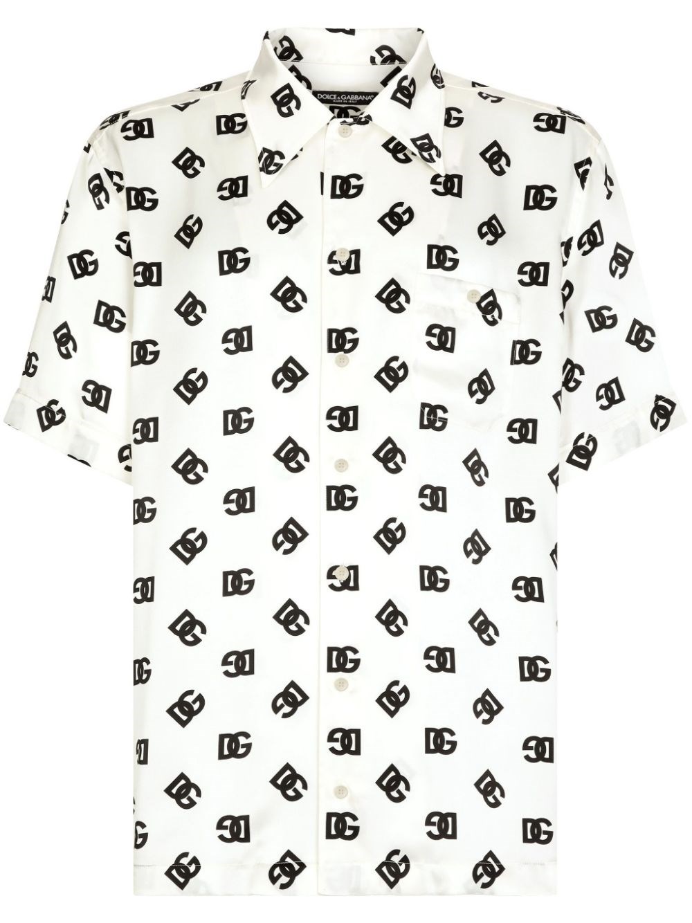 Dolce & Gabbana Logo Shirt In Neutrals