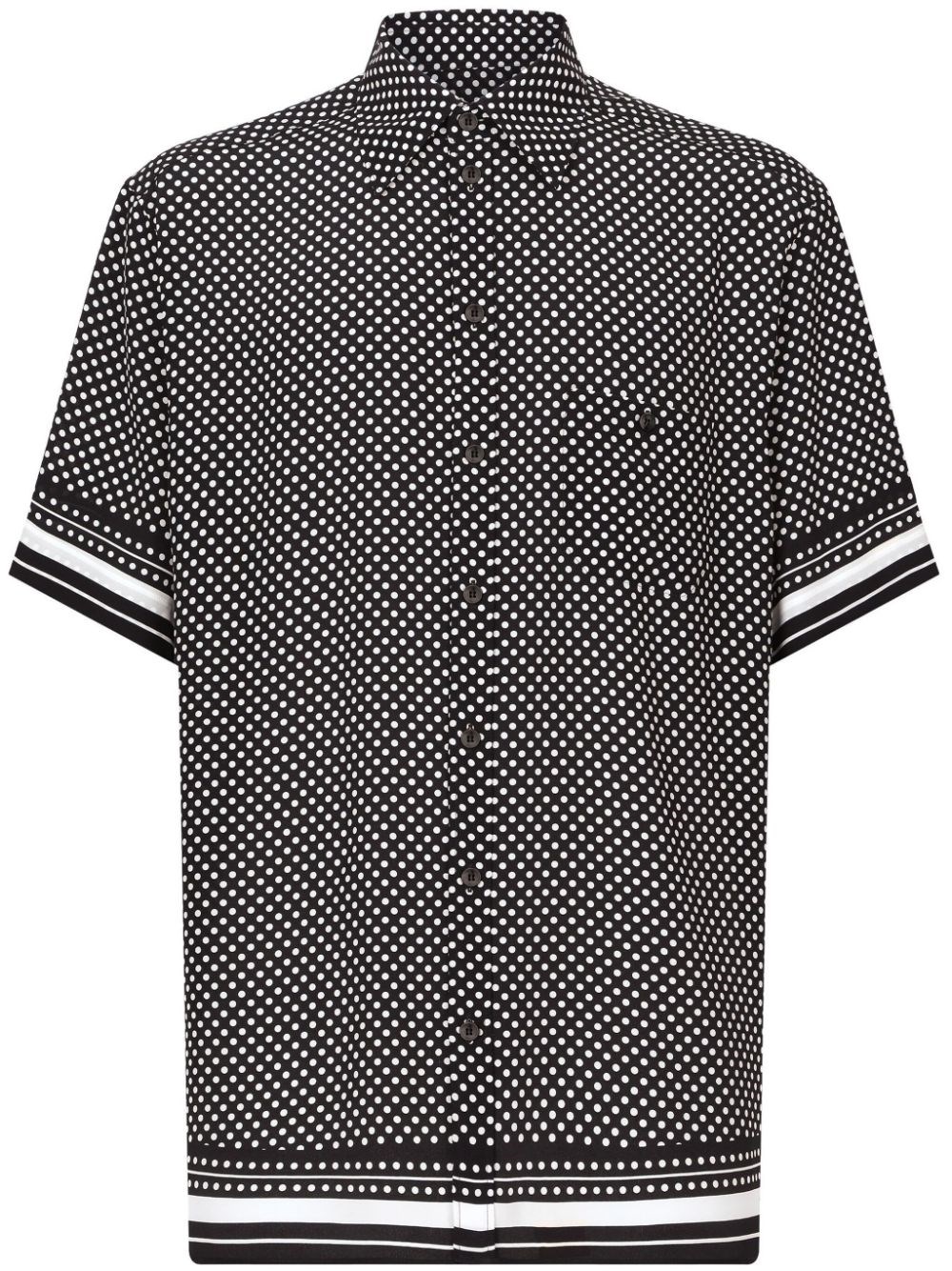 Shop Dolce & Gabbana Polka Dot Shirt In Multi