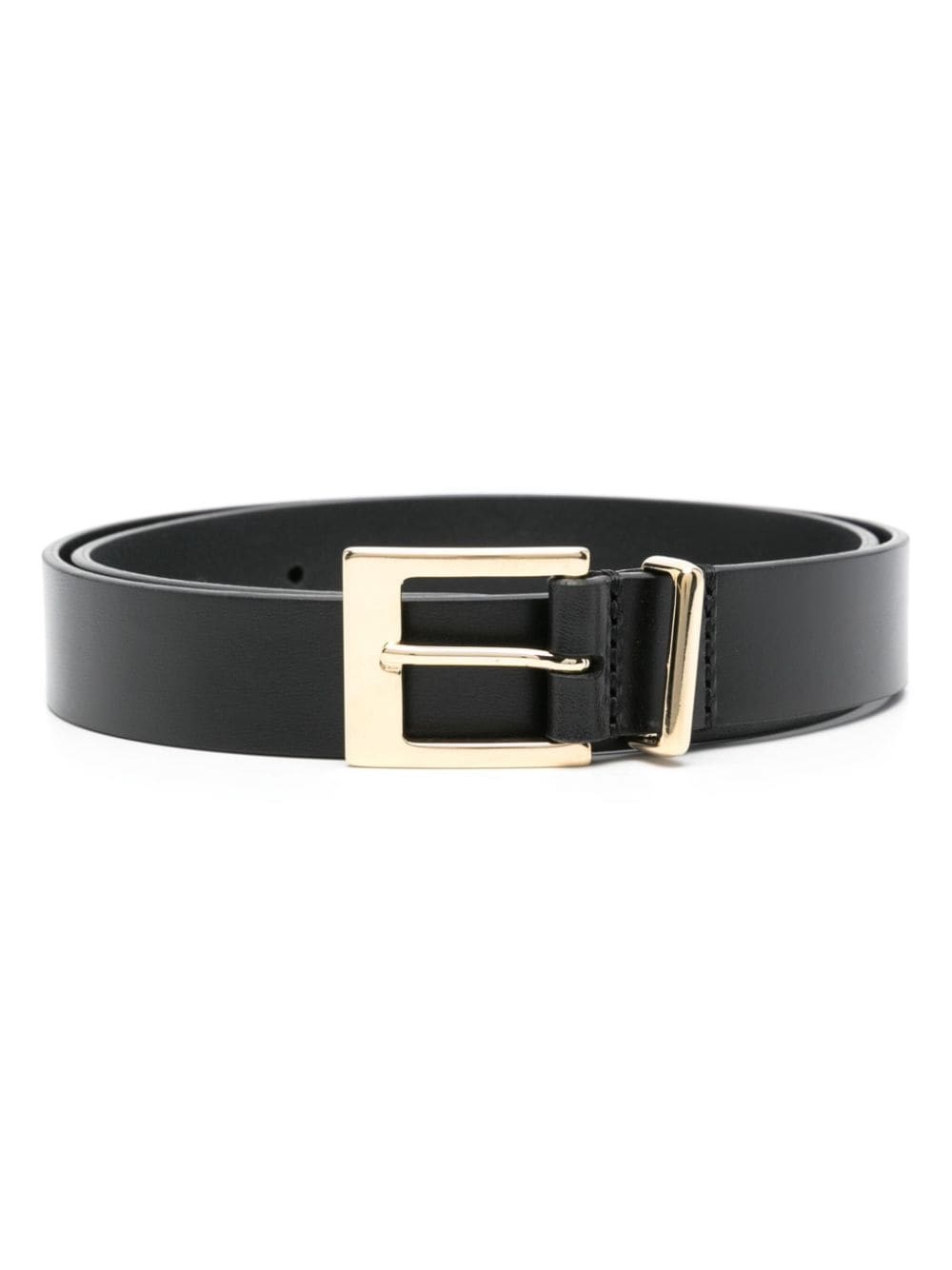 Shop Isabel Marant Leather Belt In Black  