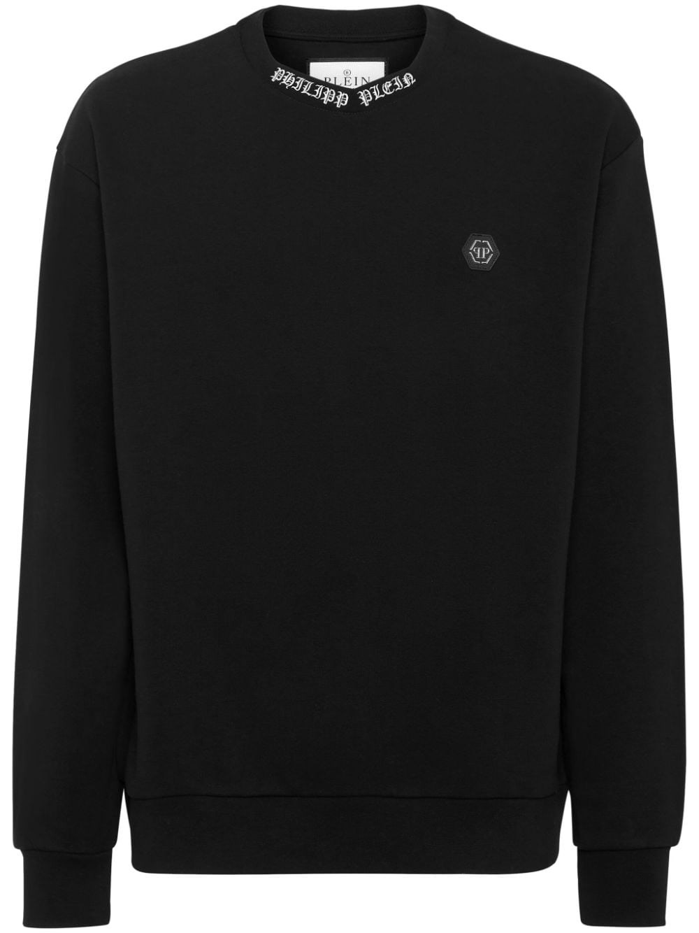 Shop Philipp Plein Logo Sweatshirt In Black  