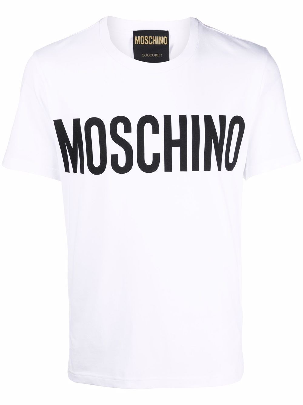 Shop Moschino T-shirt Logo In ホワイト