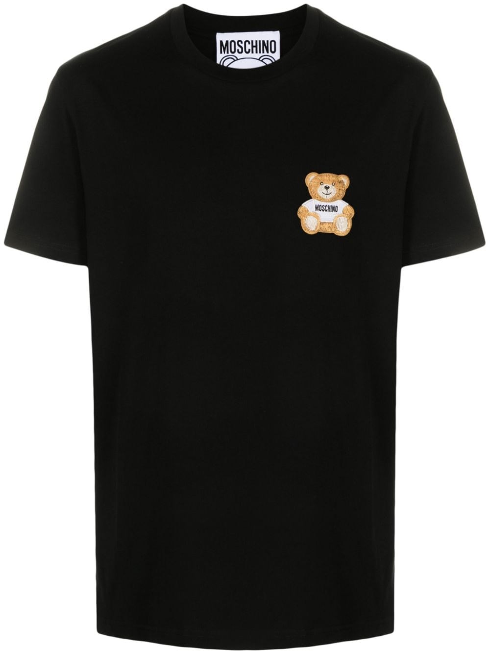 Shop Moschino T-shirt Logo In Black  