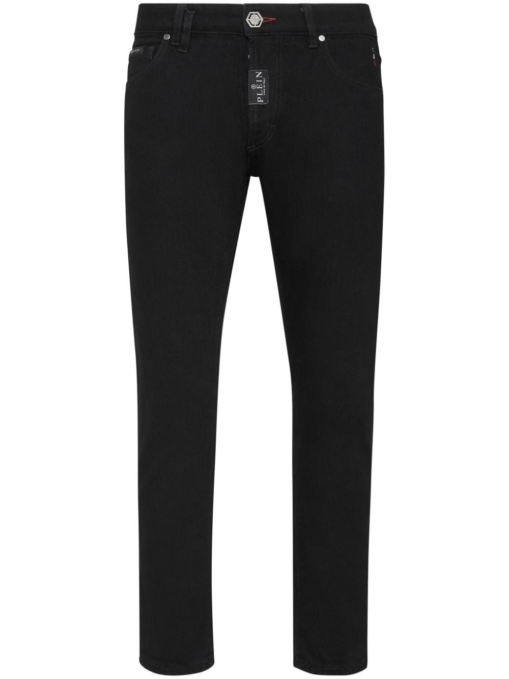 Shop Philipp Plein Jeans Skinny In Black  