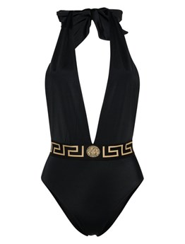 Slip bikini con bordo Greca - Versace Donna