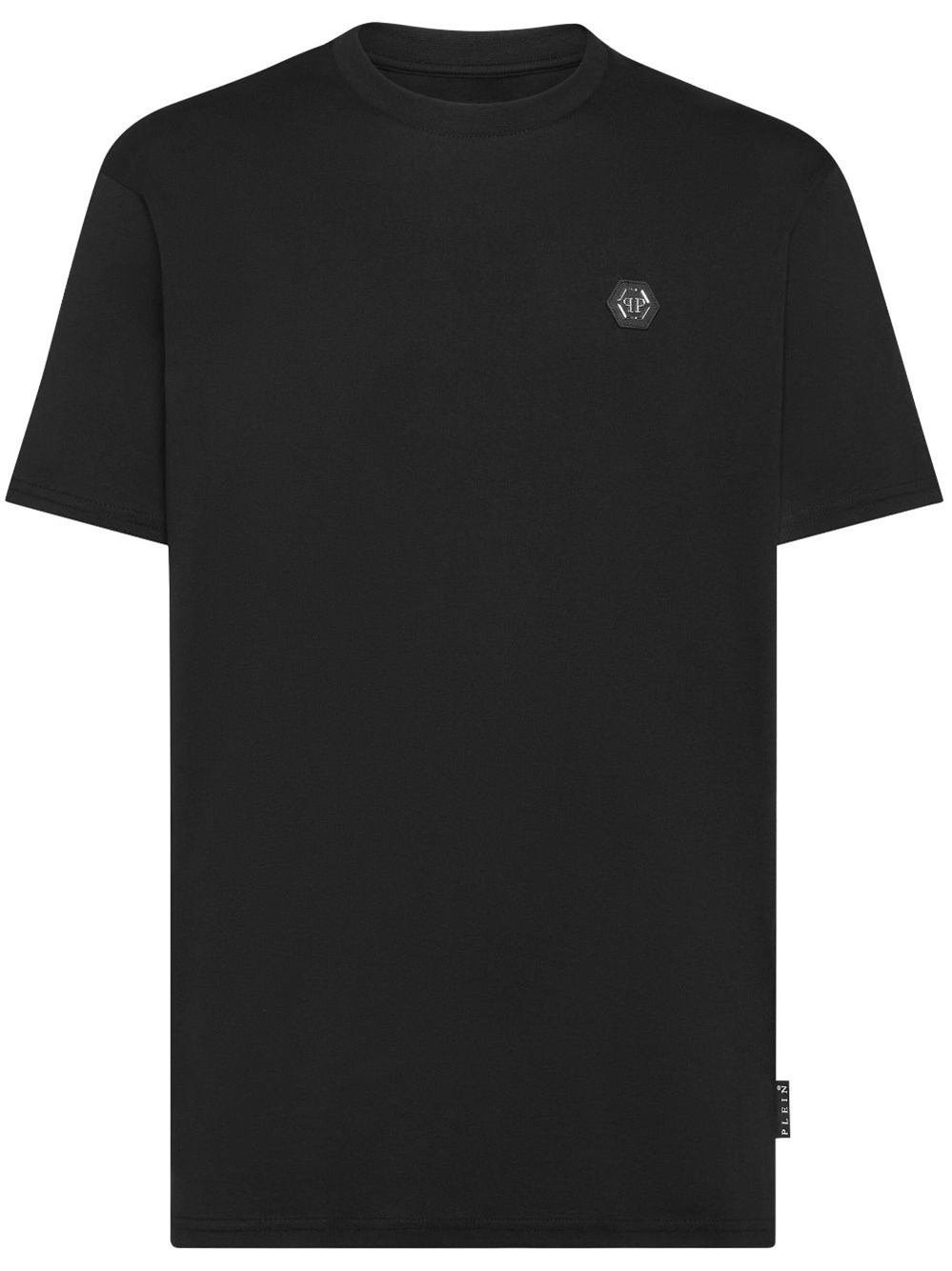 Shop Philipp Plein T-shirt Logo In Black  