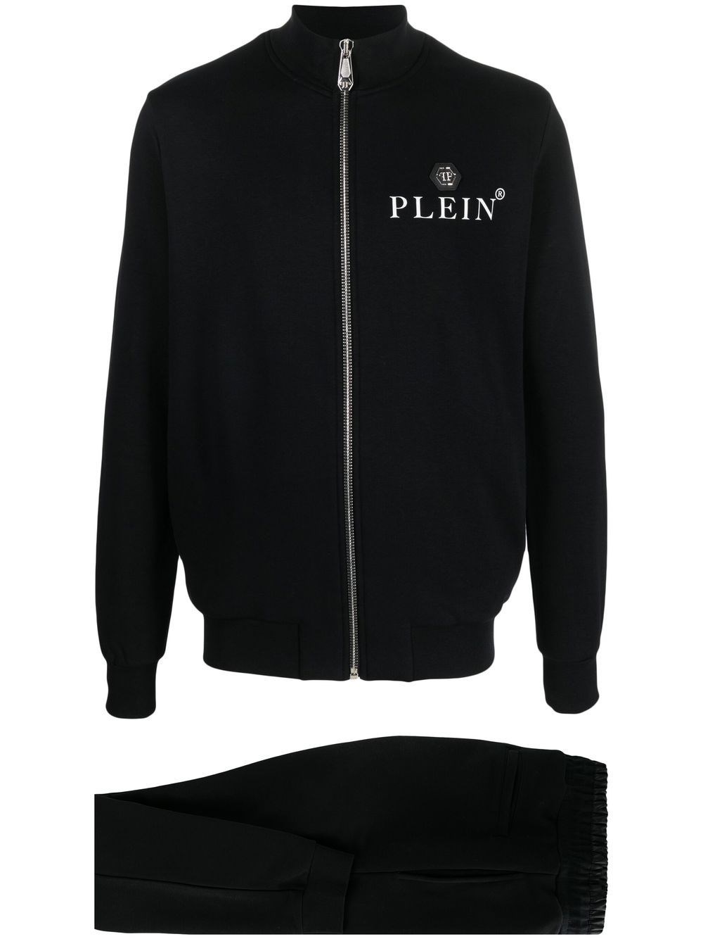 Shop Philipp Plein Logo Suit In Black  