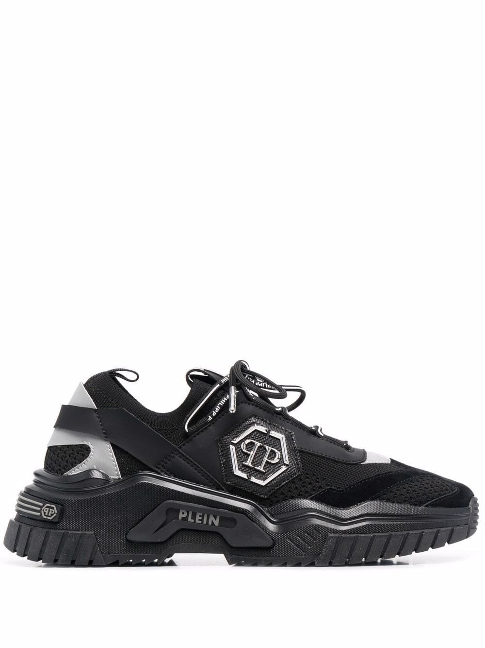 Shop Philipp Plein 'predator' Sneakers In Black  