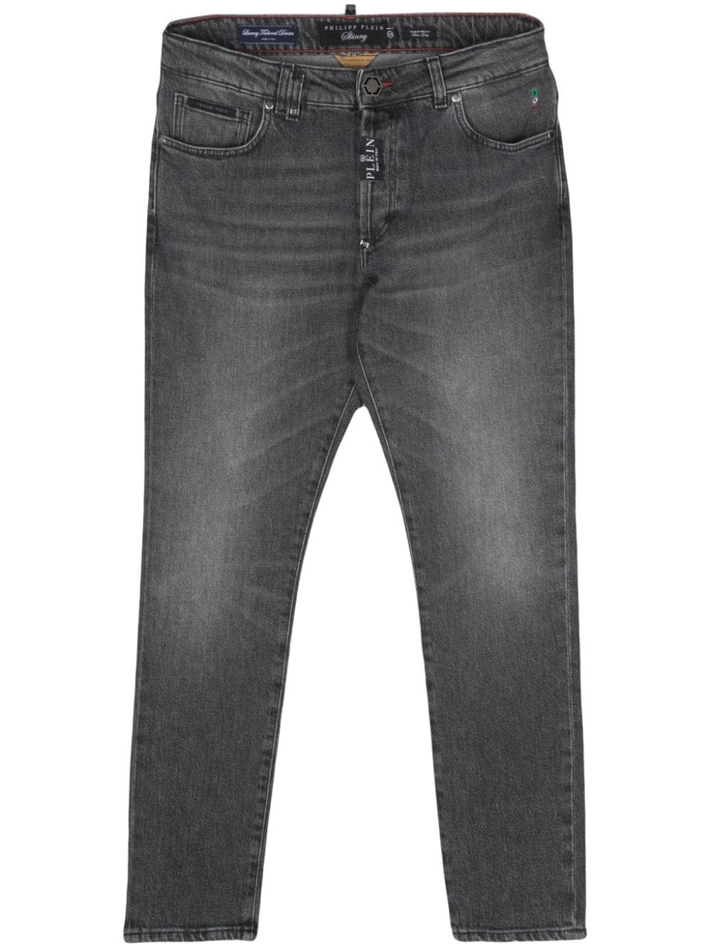 Philipp Plein Mid-rise Skinny Jeans In グレー