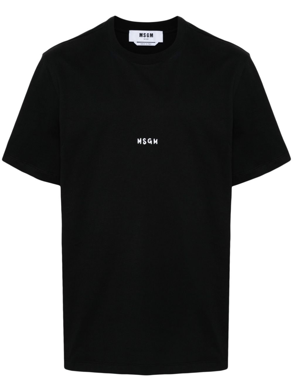 Shop Msgm T-shirt Logo In Black  