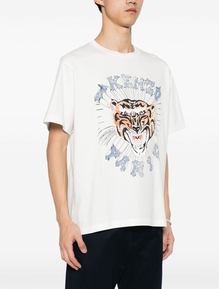 KENZO 'TIGER HEAD' T-SHIRT | Dante5.com FE55TS2744SG02