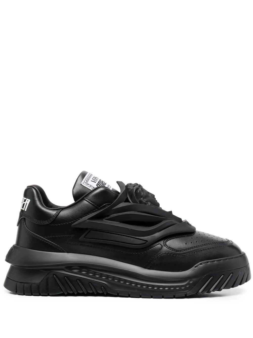 Shop Versace Odissea Sneakers In Black  